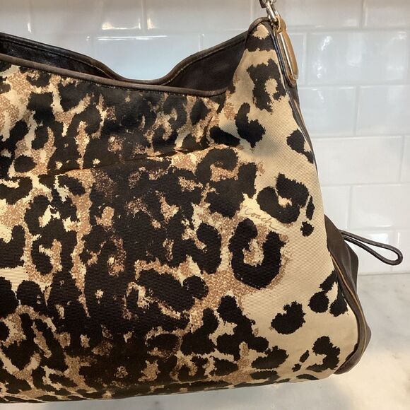 Coach Madison Ocelot Animal Print Phoebe Shoulder Bag - Picture 5 of 15